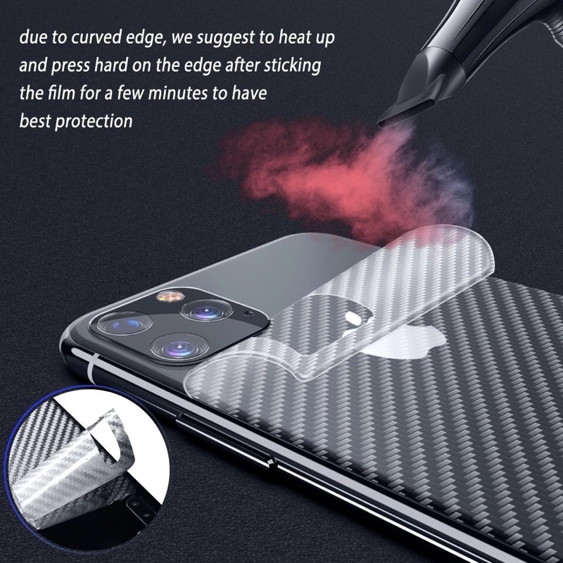 Jual GARSKIN CARBON STICKER BACK SKIN Tipe random | Shopee Indonesia