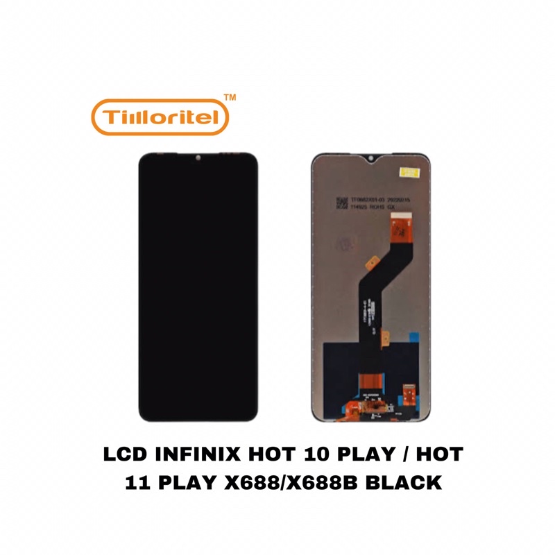 Jual Lcd Infinix Hot 10 Play Hot 11 Play X688x688b Black Shopee Indonesia 