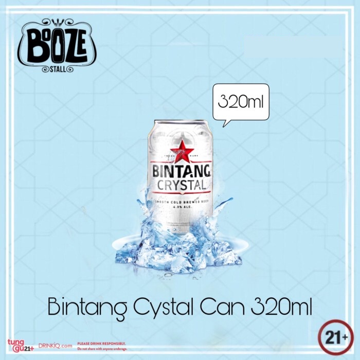 Jual Bir Bintang Crystal Can 320ml | Shopee Indonesia