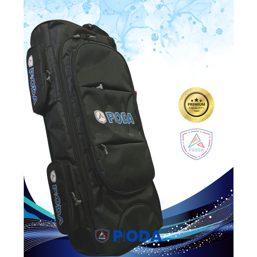Jual Ze - Black Premium Lite Pioda Archery Backpack | Shopee Indonesia