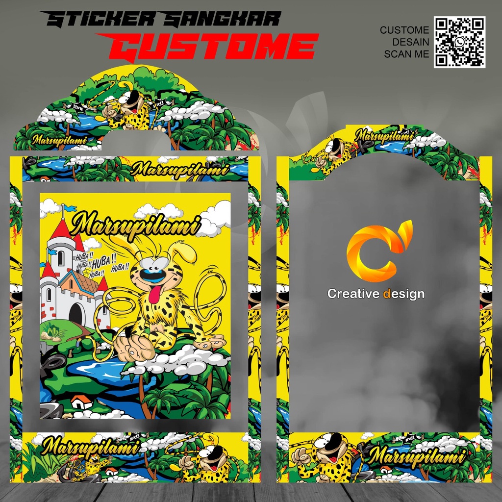 Jual STICKER DECAL SANGKAR KOTAK KIPAS MODEL MASUPILAMI (WARNA 100% ...