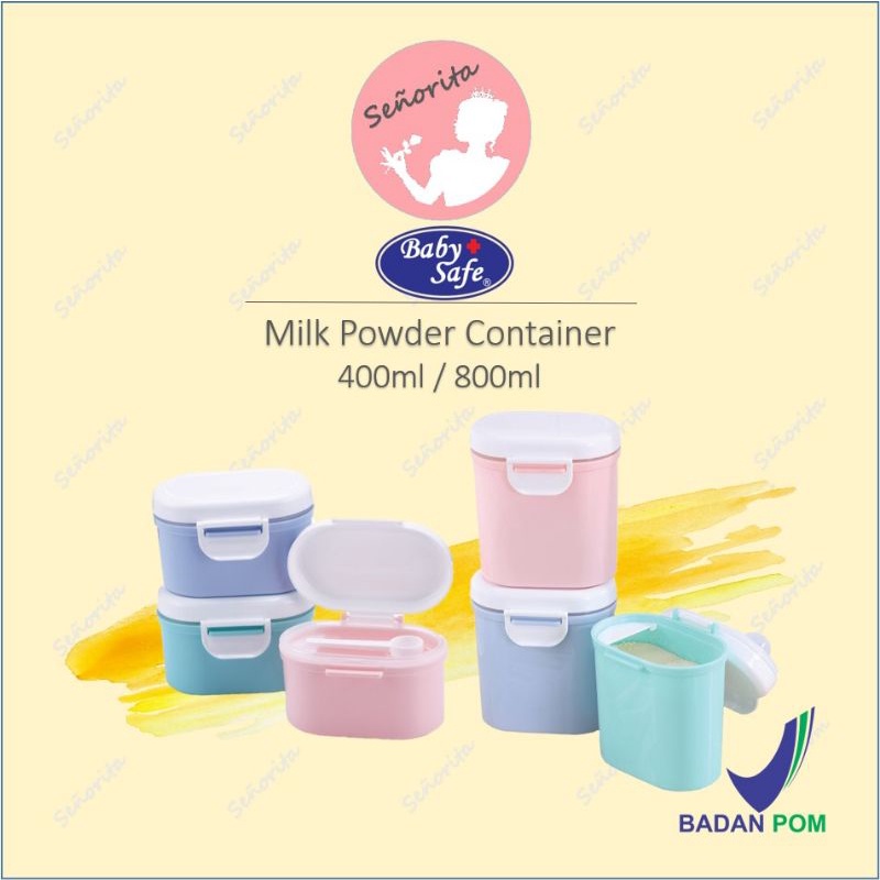 Jual BABY SAFE Milk Powder Container Tempat Penyimpanan Susu Bubuk