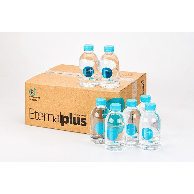 Jual Eternal Plus Alkaline Water pH8+ / Air Mineral pH Tinggi 330ml isi