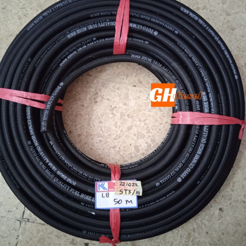 Jual selang solar rajut 6 mm dan 8 mm per 1 meter | Shopee Indonesia