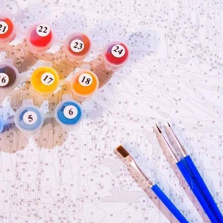 Jual Dapatkan Diskon Canvas Paint By Number Kit Digital Oil Painting ...