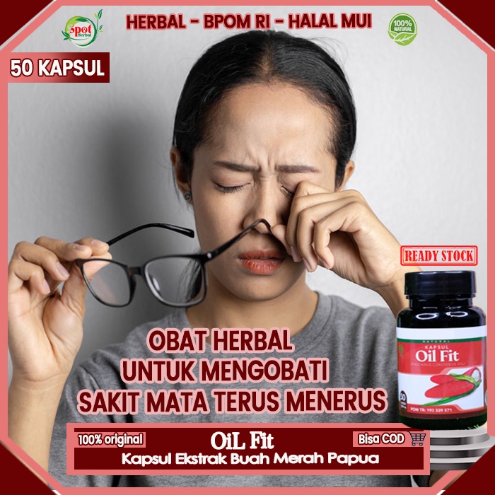 Jual Kapsul Oil Fit Atasi Sakit Mata Terus Menerus, Oil Fit 50 Kapsul ...