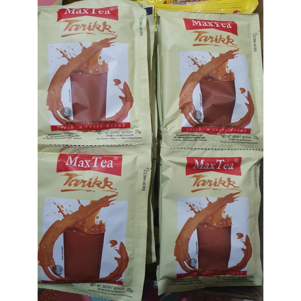 Jual Max Tea Teh Tarik Renceng Isi 10 Sachet Shopee Indonesia 7091