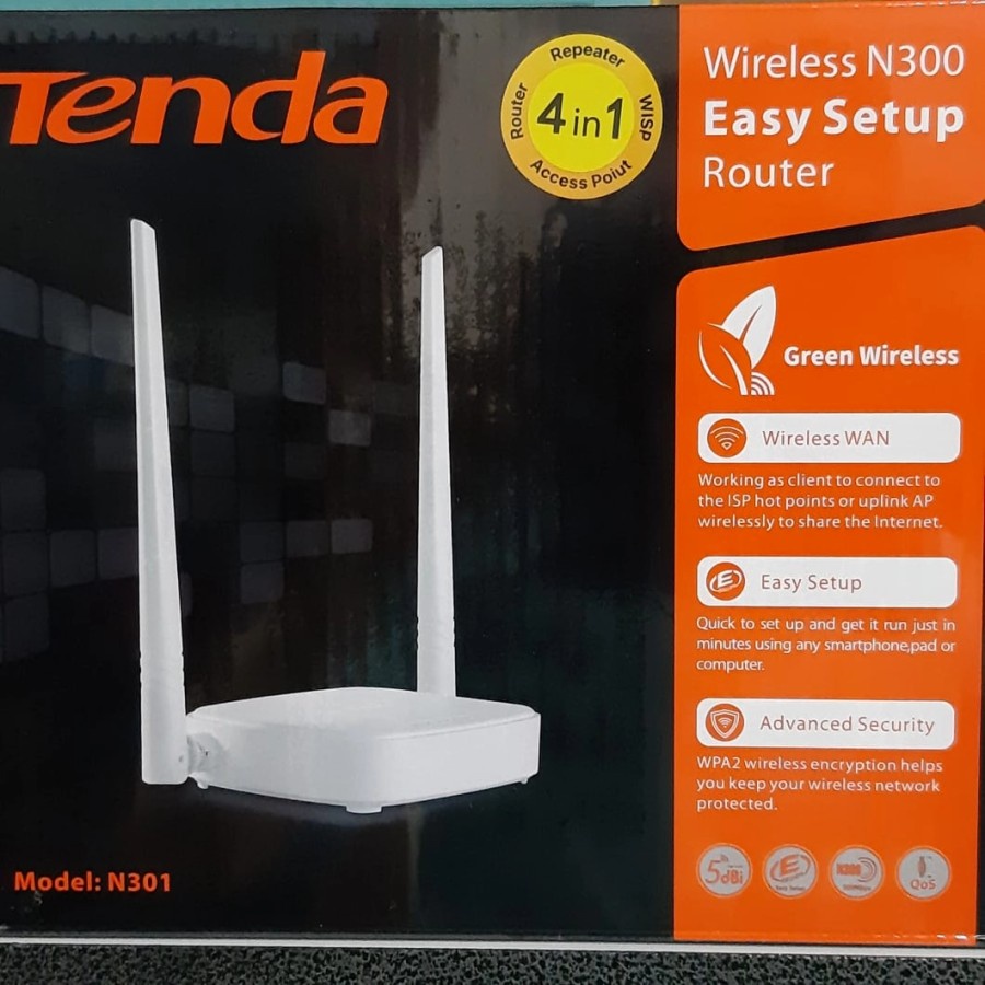 Jual Tenda model N301 Wireless N300 Easy Setup Router | Shopee Indonesia