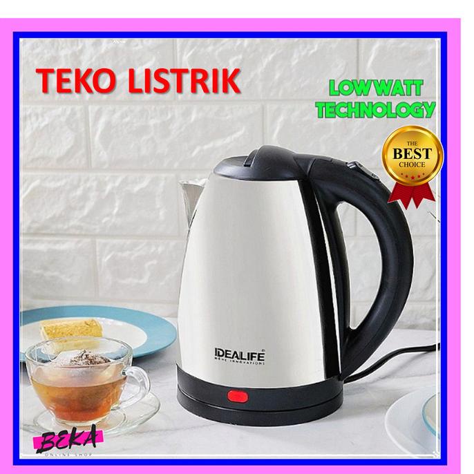 Jual Teko Listrik Low Watt Ltr Kettle Electric Idealife Il