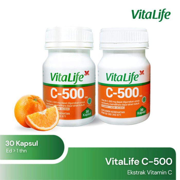 Jual Buy Get Vitalife Vitamin C Isi Kapsul Exp