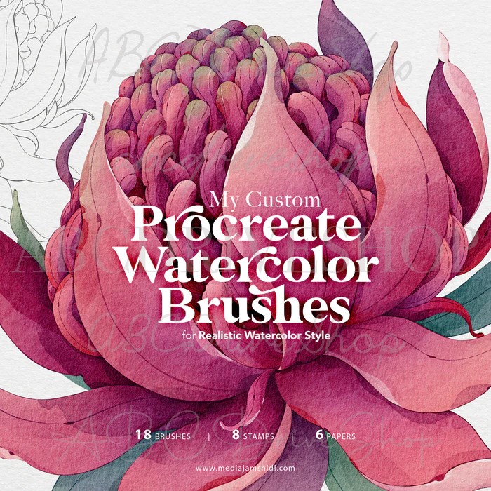 Jual Procreate Brush - Custom Watercolor Brushes for Procreate | Shopee ...