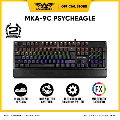 Jual Keyboard Gaming Mechanical TKL Armaggeddon MKA-9C Garansi 2 Tahun ...