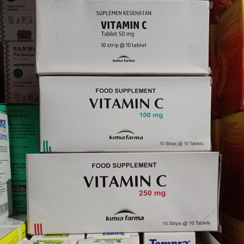 Jual Vitamin C 250mg 50mg Kimia Farma | Shopee Indonesia