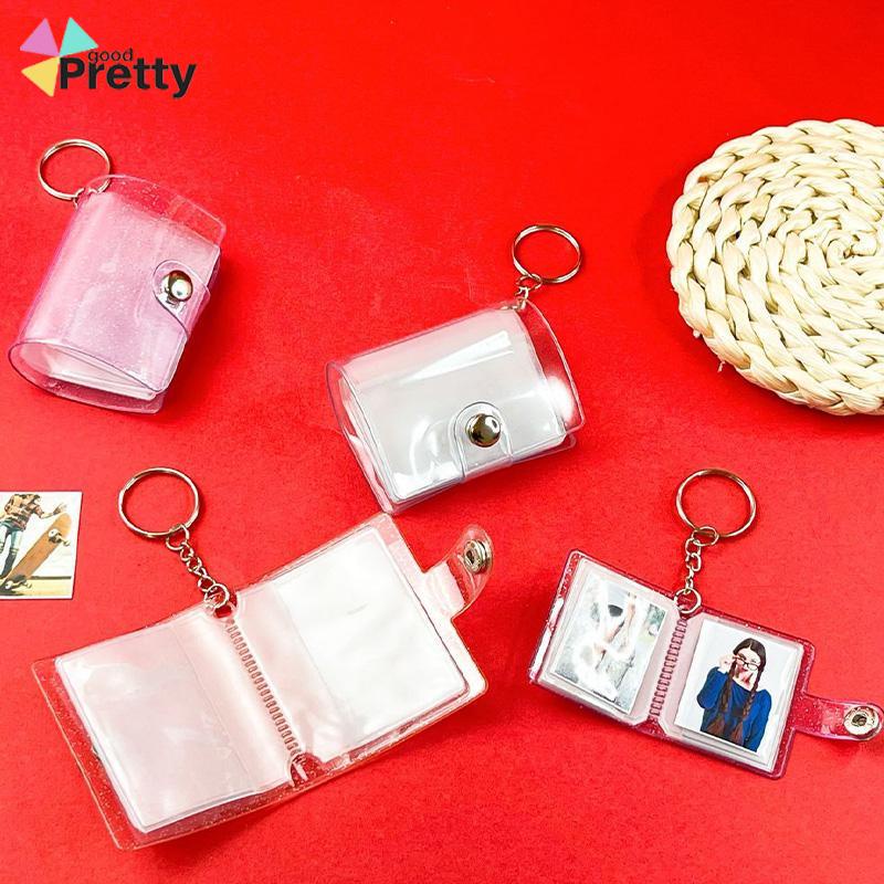 Jual 1 & 2 Inch Mini Photo Album 16 Pockets KeyRing Key Ring Shiny ...