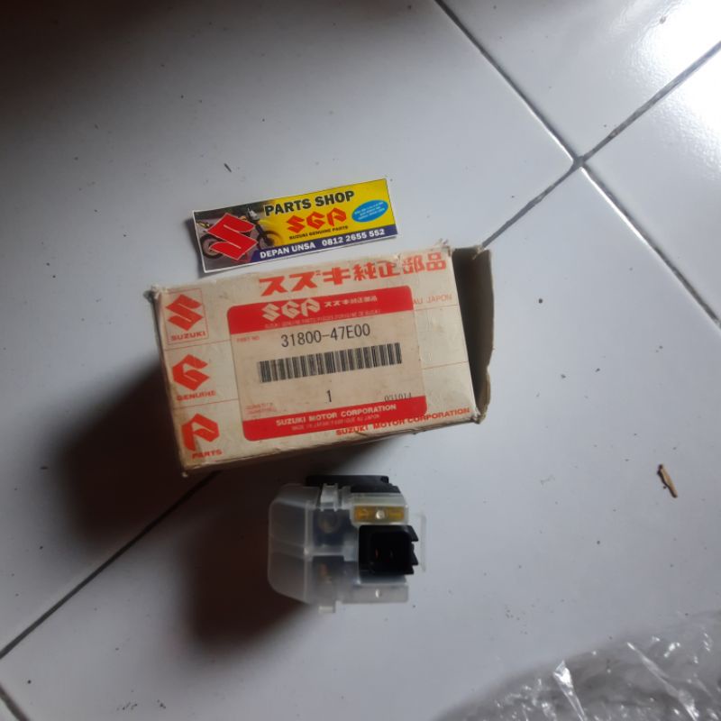 Jual relay stater suzuki FXR 150 satria FU 150 injeksi asli suzuki SGP japan Shopee Indonesia