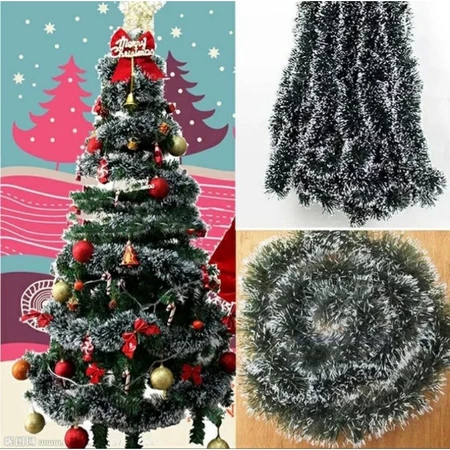 Slinger Natal Hijau Salju Tebal 