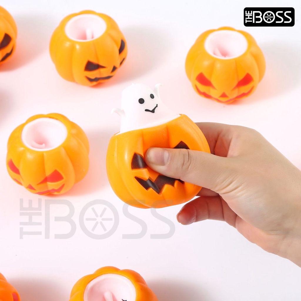 Jual Mainan Squishy Labu Pumpkin Pop it Karet Silikon Balon Silicone ...