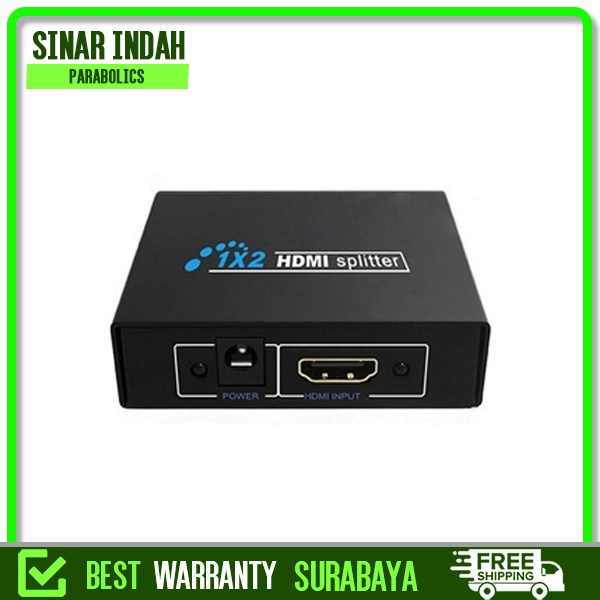 Jual SIP Pencabang 1 Input 4 Output HD Split Box With Power HDMI ...