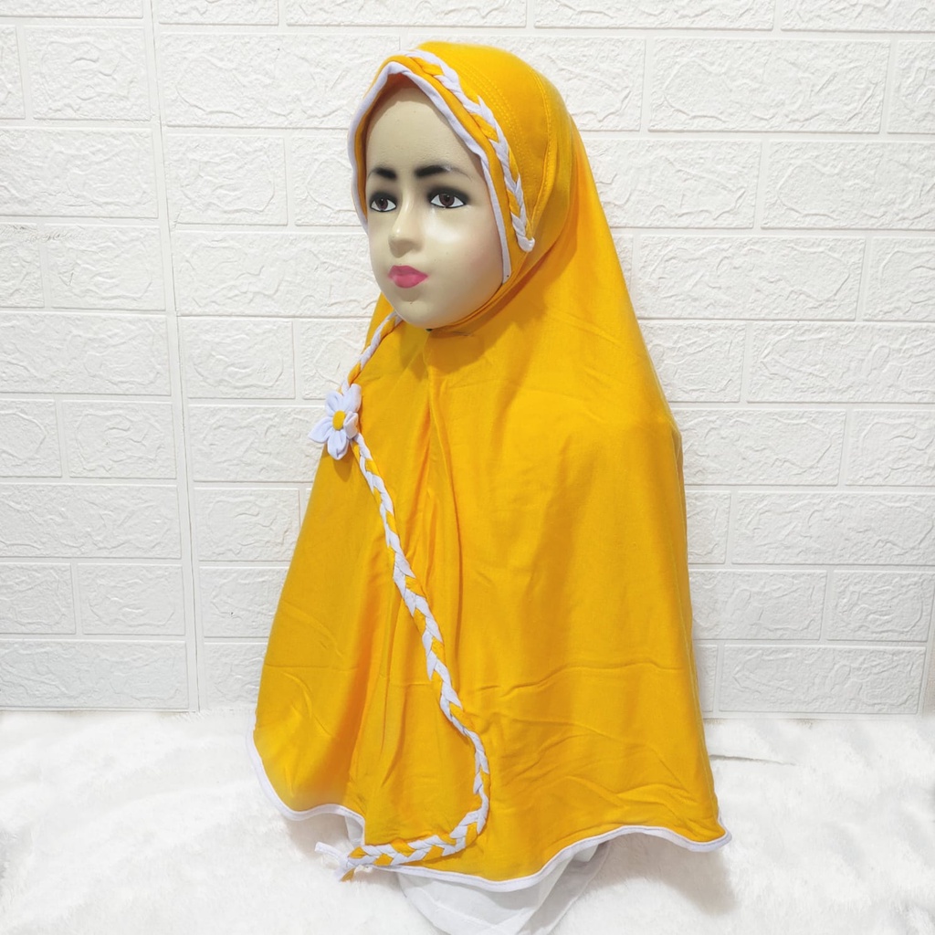 Jual Kerudung Sekolah SD Kepang Size M Dan L Jilbab Sekolah Anak SD ...