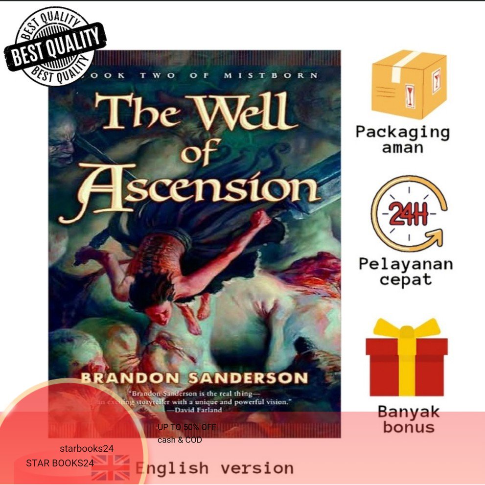 Jual Buku The Well Of Ascension The Mistborn Saga 2 By Brandon Sanderson Shopee Indonesia