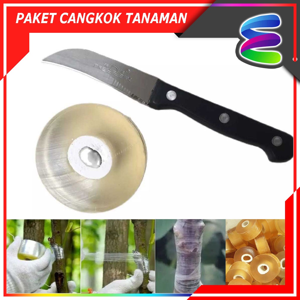 Jual Alat Okulasi Tanaman Grafting Tape Peralatan Cangkok Tanaman