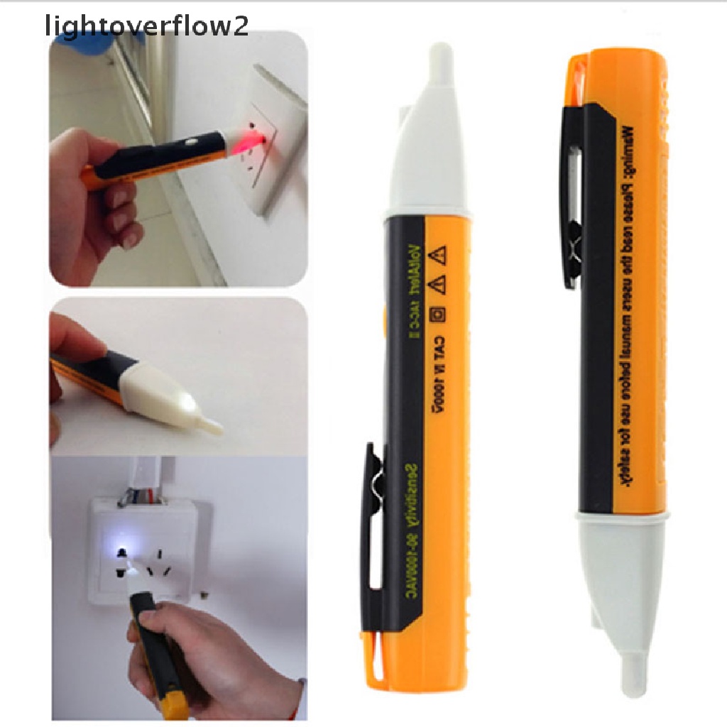 Jual (lightoverflow2) Pena Tester Sensor Tegangan Listrik Non-Kontak AC ...