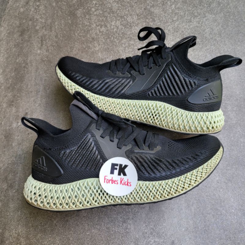 Jual Adidas Alphaedge 4D Core Black core cloud white white green Shopee Indonesia