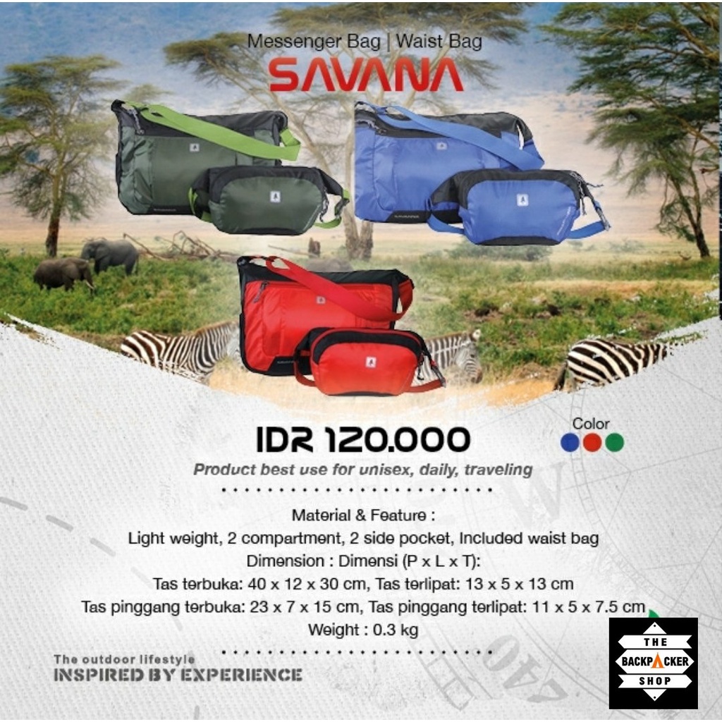 Jual Savana Waist Bag Sport Tas Pinggang - Trail - Kab. Bandung - Savana  Indonesia