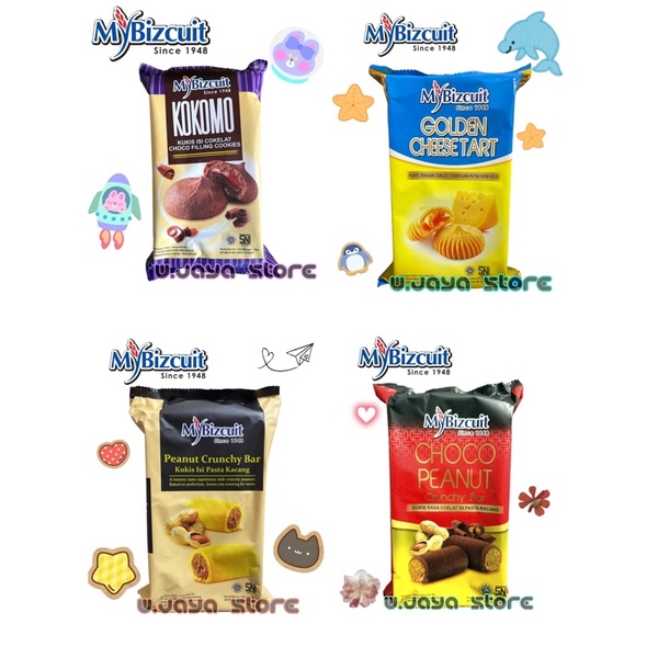 Jual Mybizcuit Convi Pack Cruncy Bar/ Cheese Tart/ Peanut Crunchy