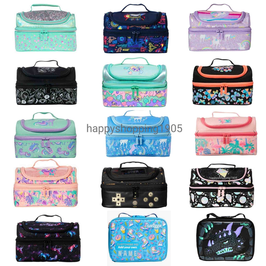 Jual READY STOCK Smiggle Double Decker Lunchbox LUNCHBAG Smiggle double decker lunch bag Smiggle Tas makan Shopee Indonesia