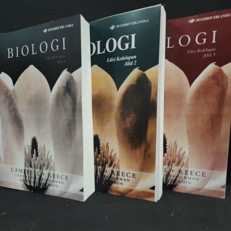 Jual Paket 3 Buku Biologi Edisi 8 Jilid 1, 2 & 3 (Neil A. Campbell ...