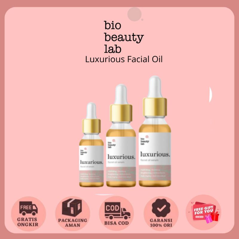 Jual BIO BEAUTY LAB Luxurious Facial Oil Serum 5ml 10ml 20ml Shopee