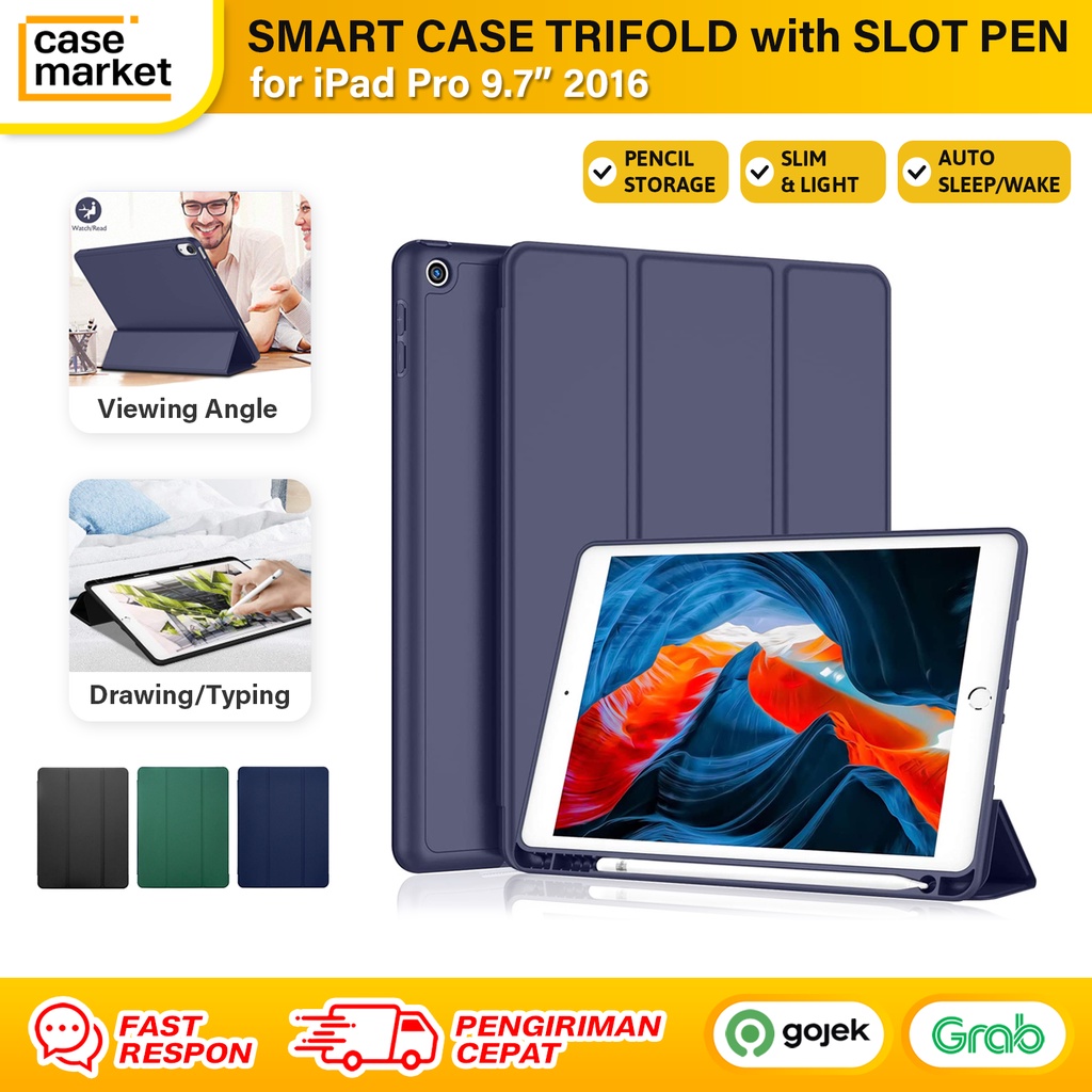 Pro Inch Ipad Pro A1673 Case With Pencil Holder Jual Ipad Pro