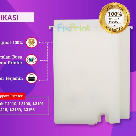 Jual Busa Ink Pad Epson L1110 L3100 Bantalan Tinta Printer L3150 L3110 ...