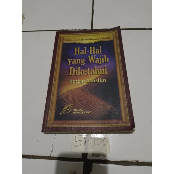 Jual Buku Hal Hal Yang Wajib Diketahui Setiap Muslim Shopee Indonesia 6932