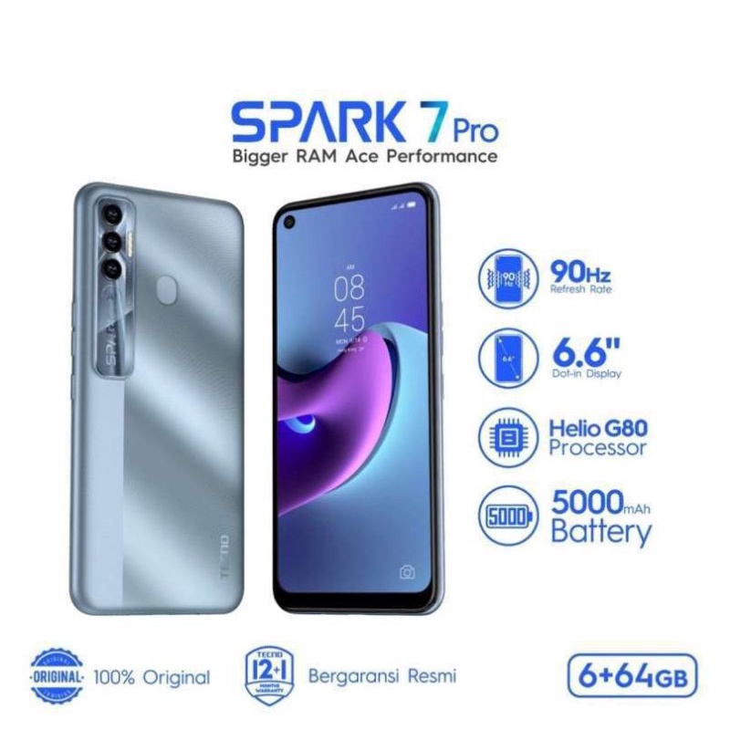 Jual Tecno Spark 7 Pro Shopee Indonesia