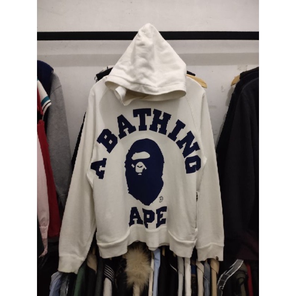 A Bathing Ape Bape Hoodie Big Logo rare second branded