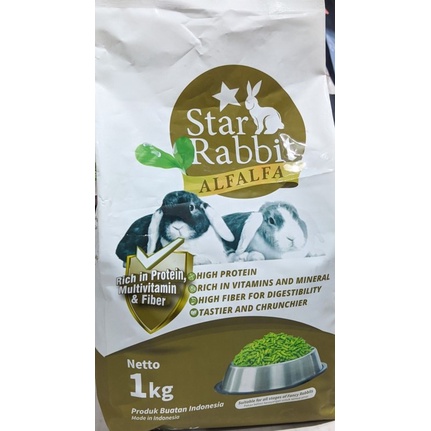 Jual STAR RABBIT MAKANAN KELINCI ALFALFA RASPBERRY FLAVOUR FRESHPACK 1 ...