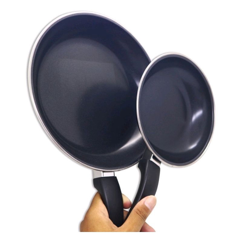 Jual COD 400 GR FRYPAN SET TEFLON TEPLON FRY PAN/FRYPAN+MILKPAN FRY PAN ...
