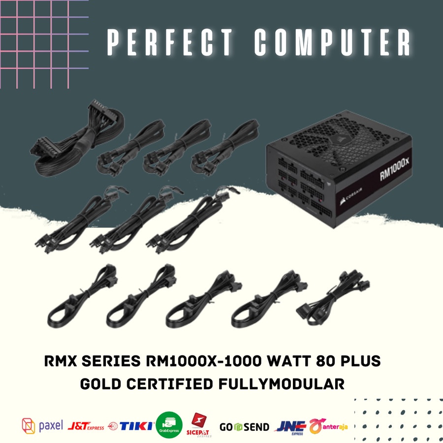 Jual RMX Series RM1000x-1000 Watt 80 PLUS Gold Certified FullyModular ...