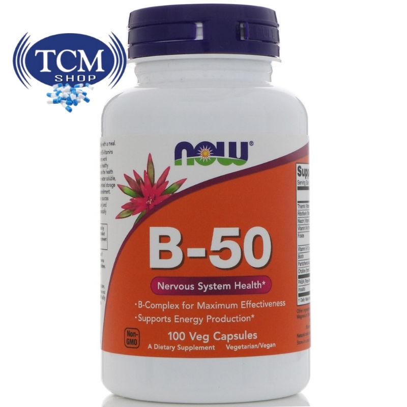 Jual Now Foods Food B 50 B50 Vitamin B50 Vit B 50 100 Veg Original USA ...