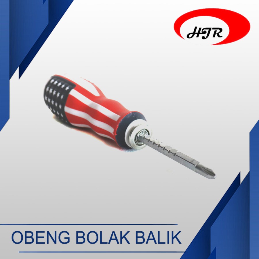 Jual Obeng Bolak Balik Amerika 4 inch Obeng 2 Way USA 4 inch | Shopee ...