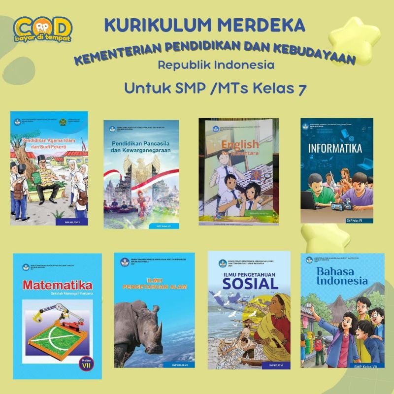 Jual Buku Siswa Diknas SMP Kelas VII Kurikulum Merdeka | Shopee Indonesia