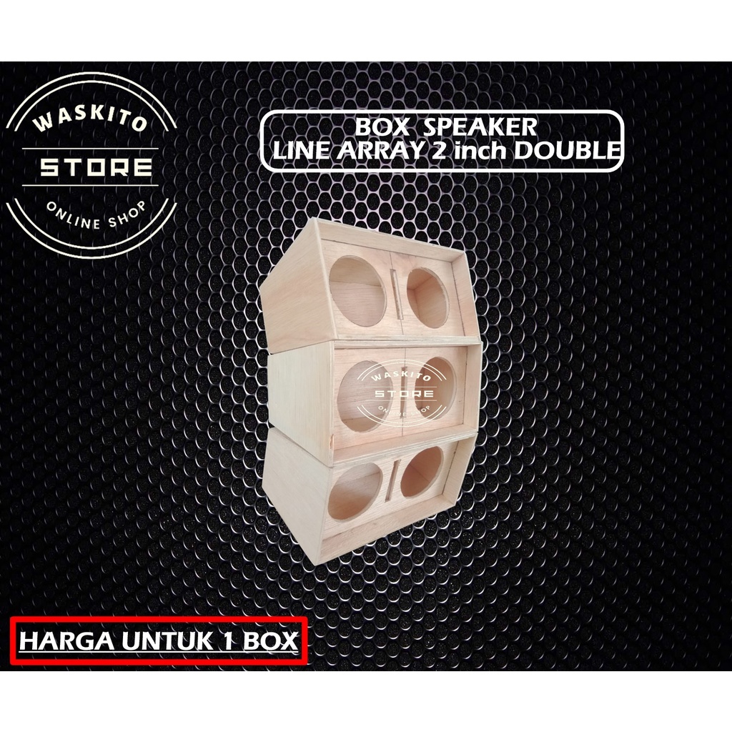 Jual Box Speaker Line Array 2 inch Double Shopee Indonesia