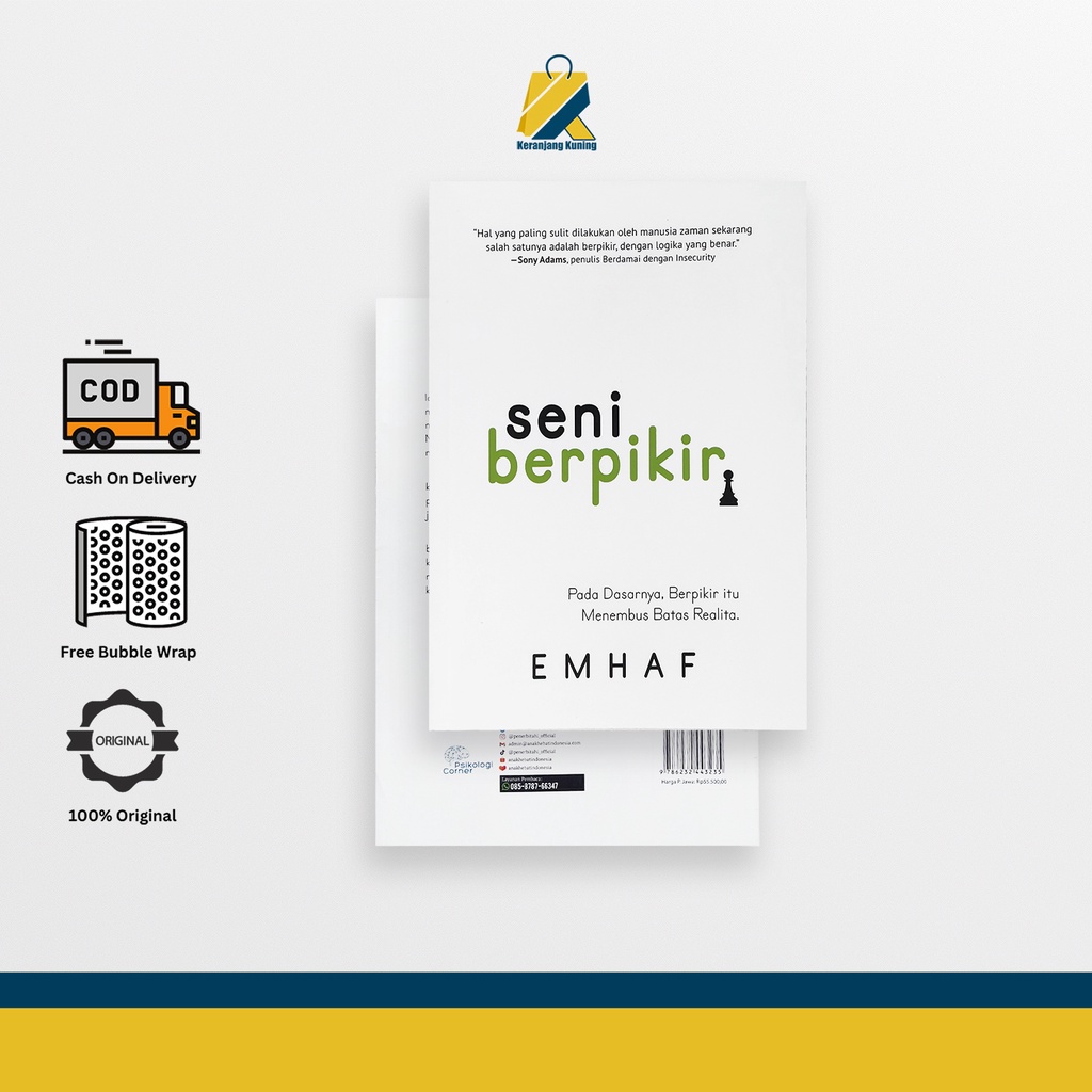 Jual Buku Motivasi Seni Berpikir Emhaf Shopee Indonesia