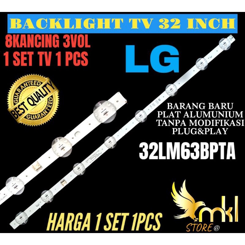 Jual BACKLIGHT TV LED 32 INCH LG 32LM63BPTA | Shopee Indonesia
