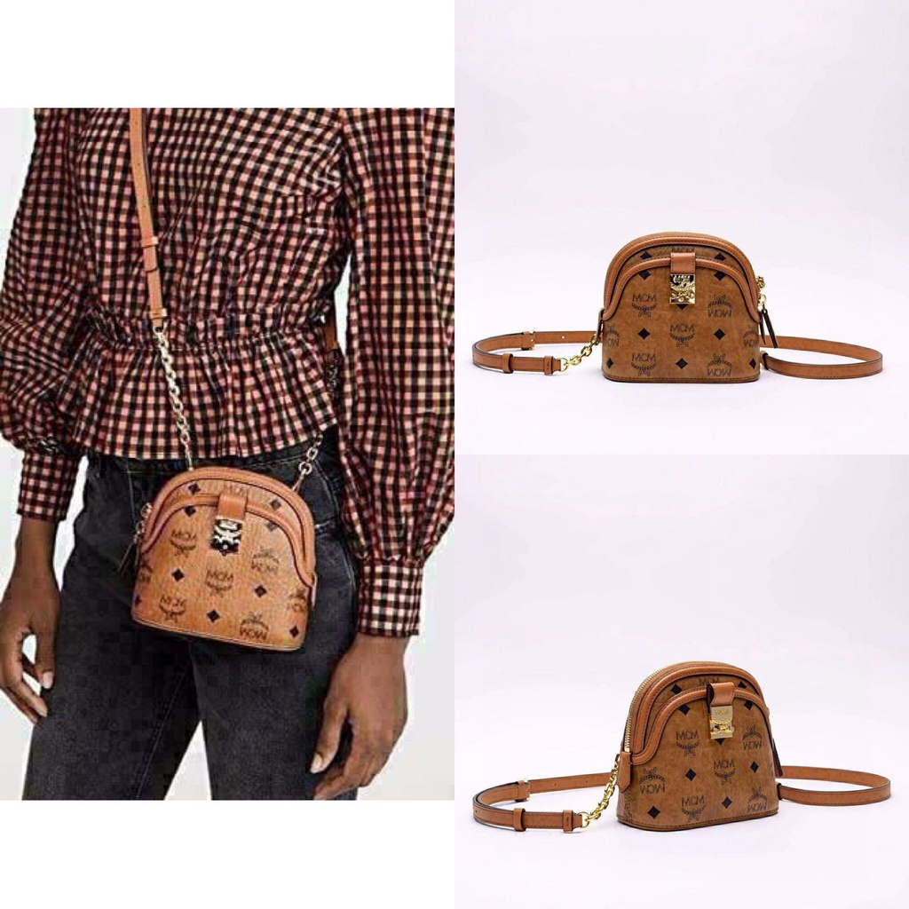 Jual MCM MINI ANNA CROSSBODY BAG VISETOS ORIGINAL Shopee Indonesia