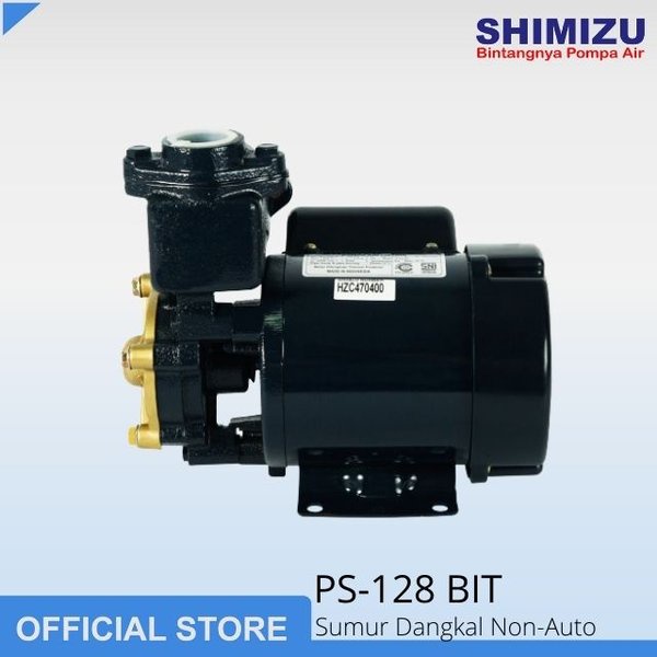 Jual Shimizu PS-128 BIT PS128BIT Pompa Air Non Auto 125 Watt-Pompa ...