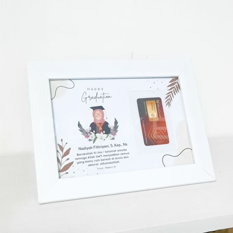 Jual Custome kado wisuda graduation gift kado wisuda frame