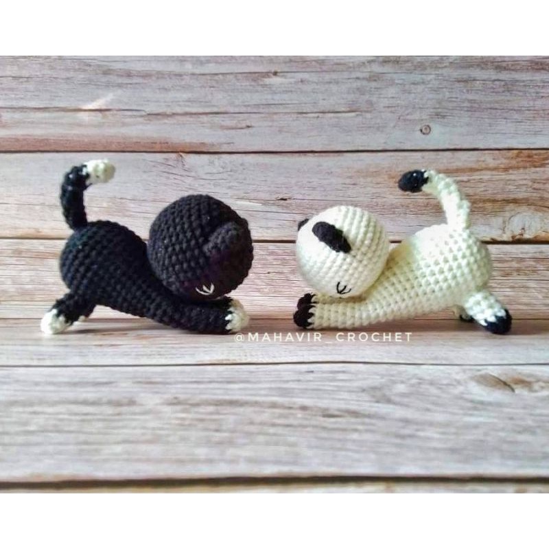 Jual Amigurumi Kucing boneka rajut | Shopee Indonesia